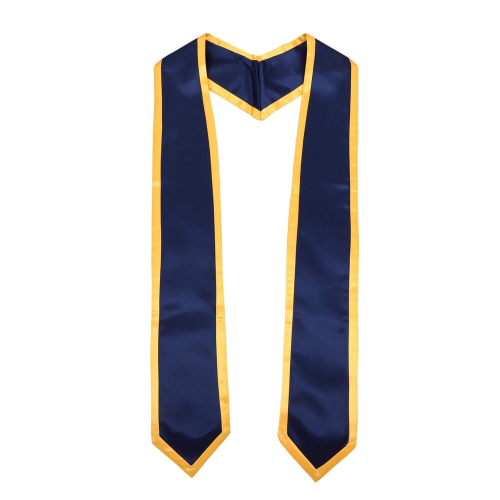 2270 Graduation Honor Stole Classic End with Trim for Unisex Adult 72